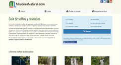 Desktop Screenshot of misionesnatural.com